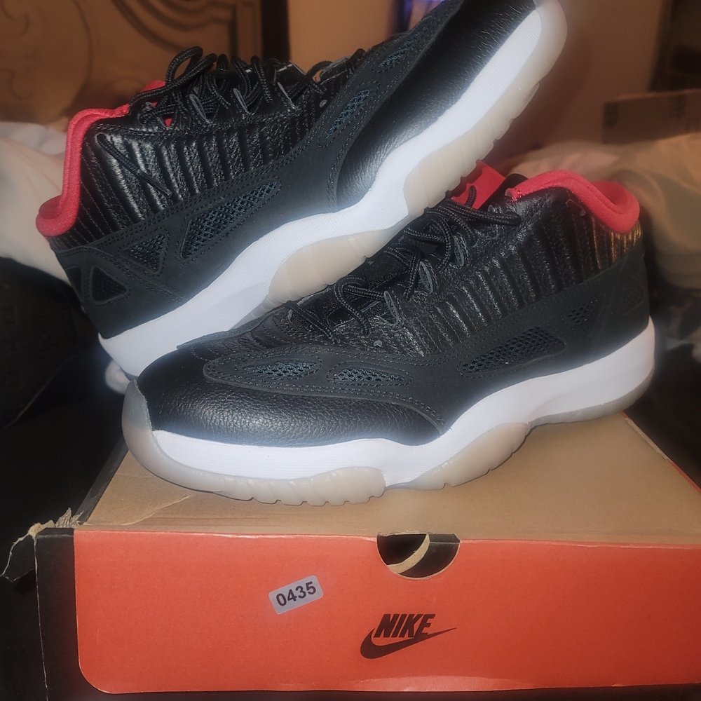 Nike Black and Red Sneakers